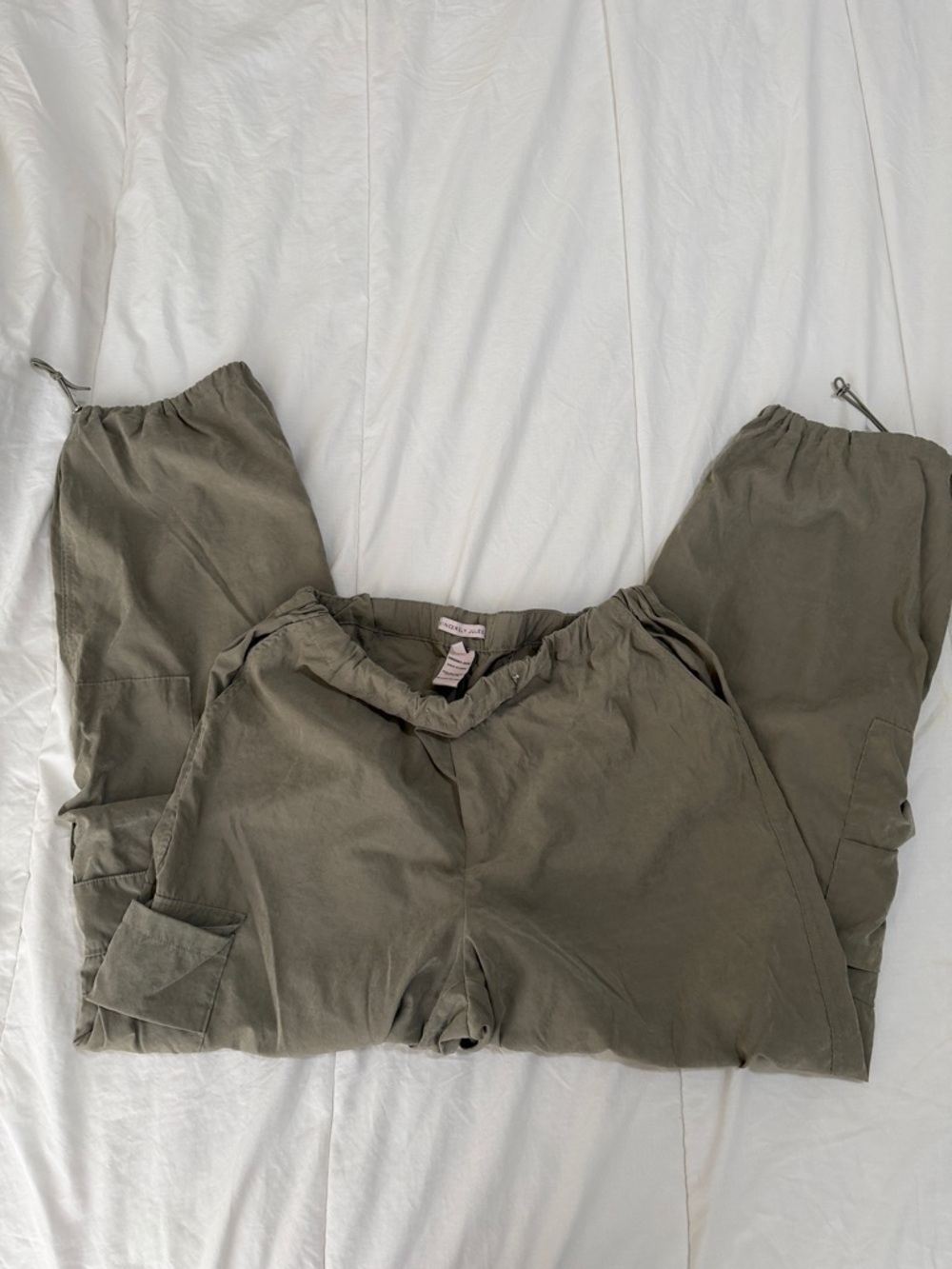 Sage green cargos